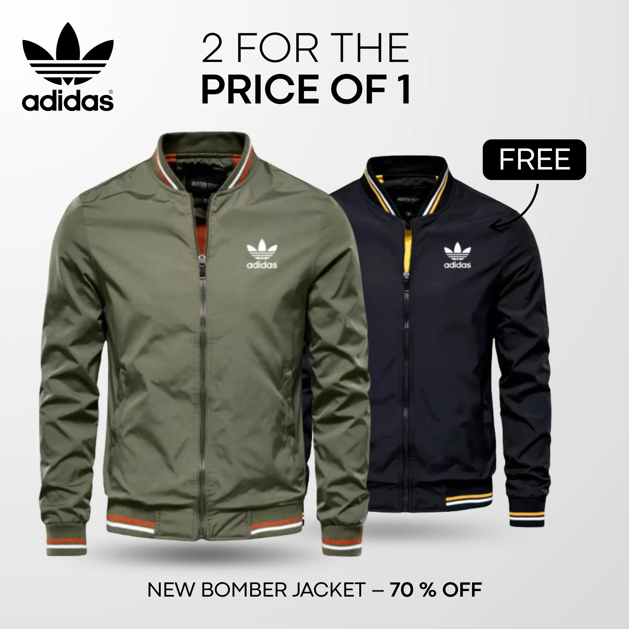 New Bomber Jacket (2 FOR THE PRICE OF 1)