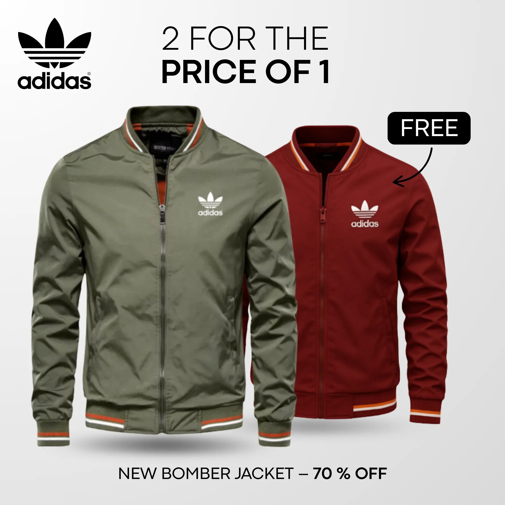 New Bomber Jacket (2 FOR THE PRICE OF 1)