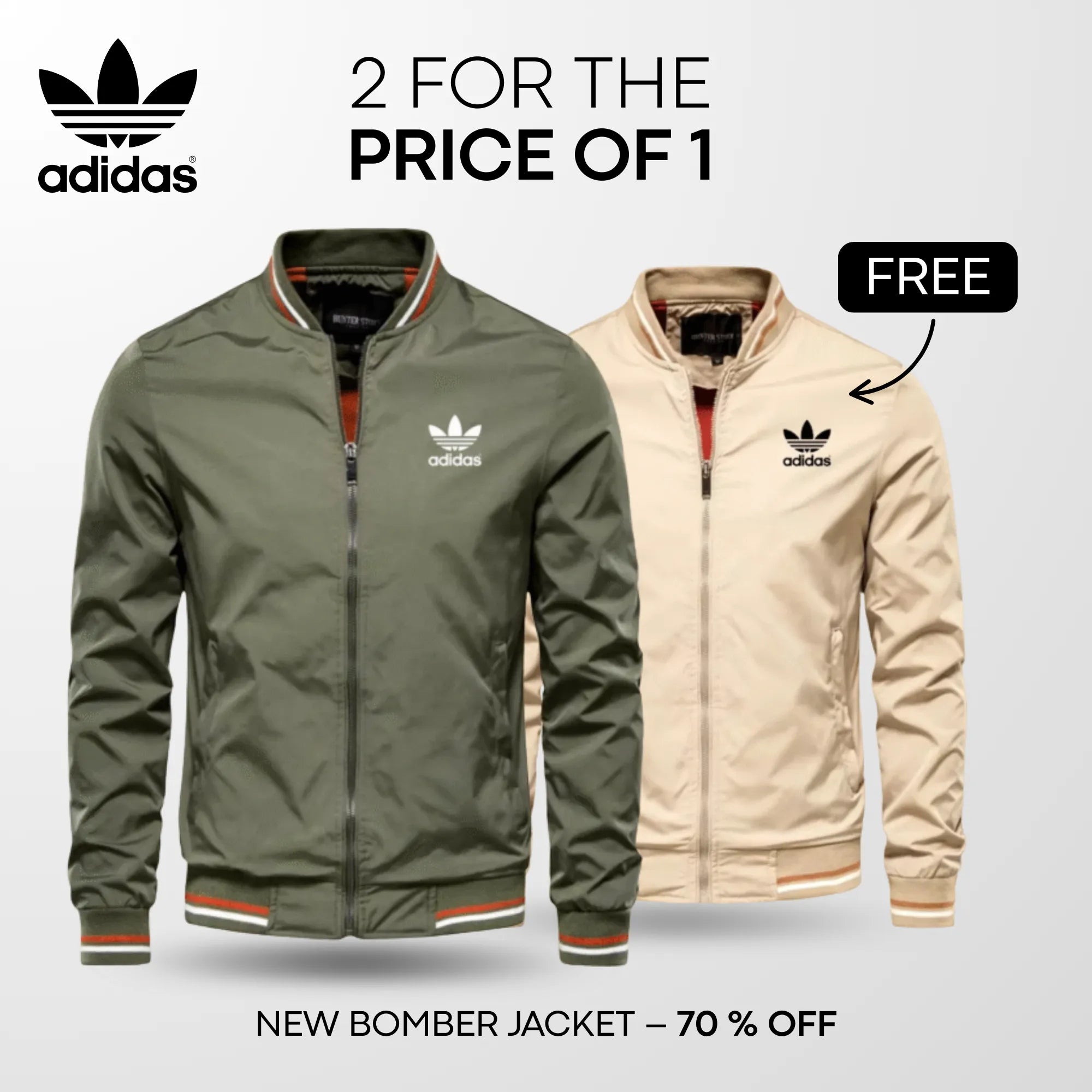 New Bomber Jacket (2 FOR THE PRICE OF 1)