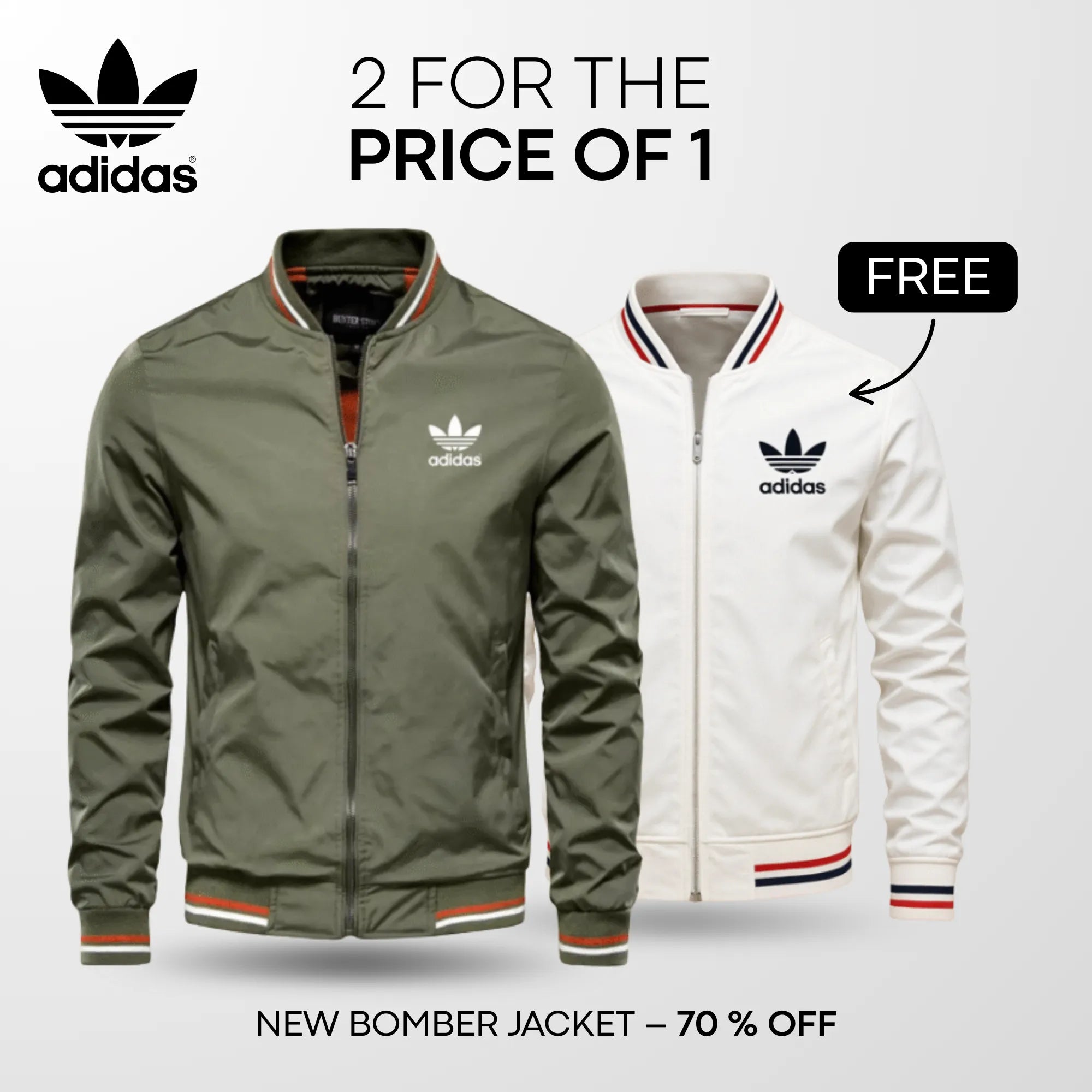 New Bomber Jacket (2 FOR THE PRICE OF 1)