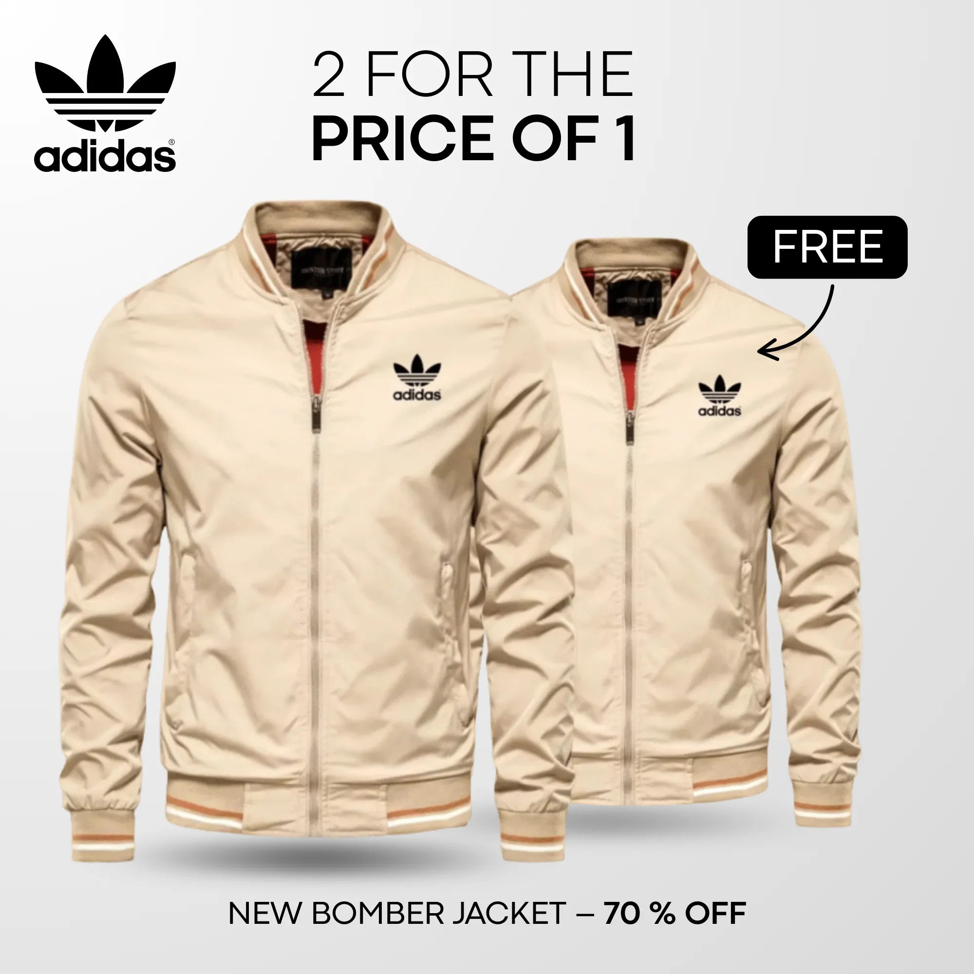 New Bomber Jacket (2 FOR THE PRICE OF 1)
