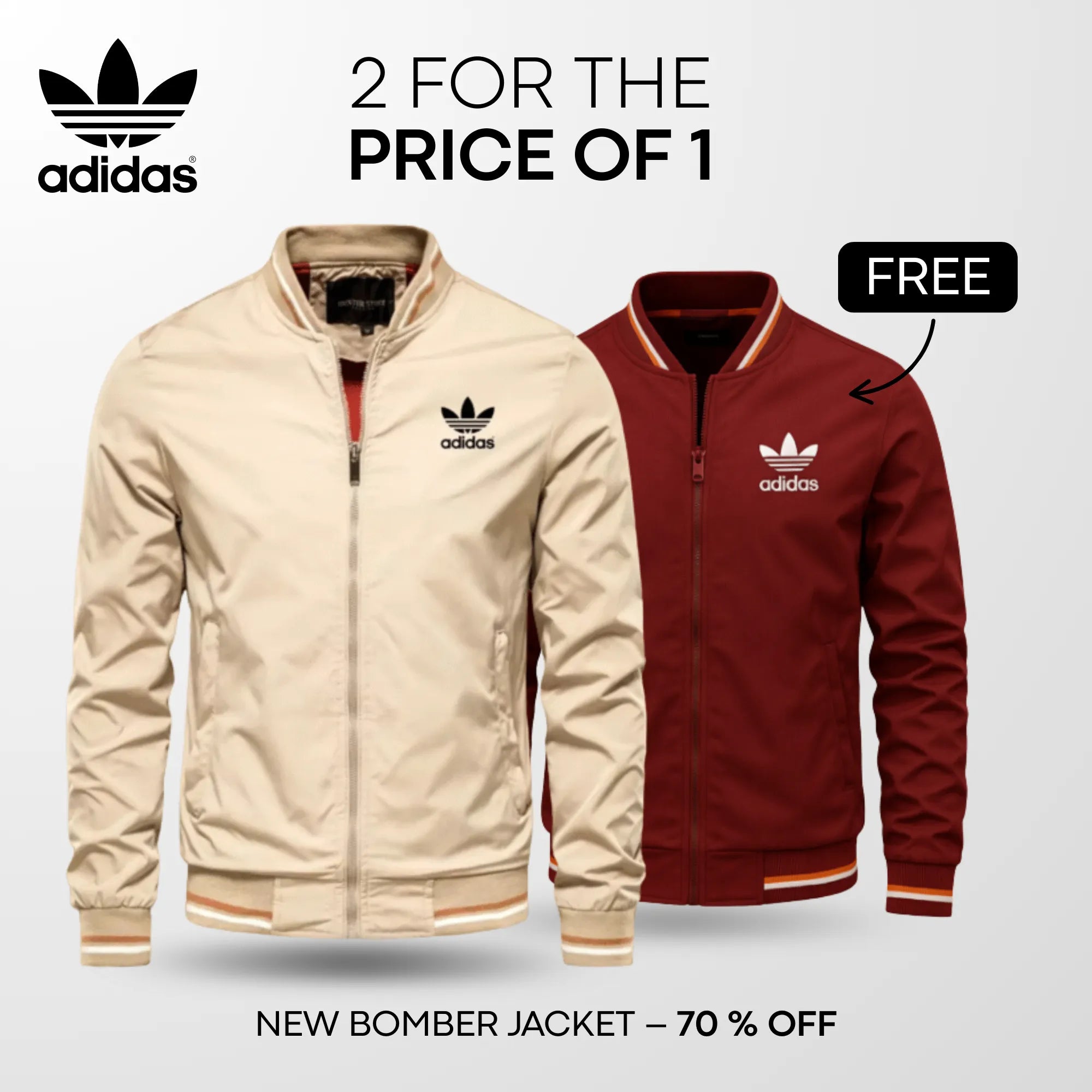 New Bomber Jacket (2 FOR THE PRICE OF 1)