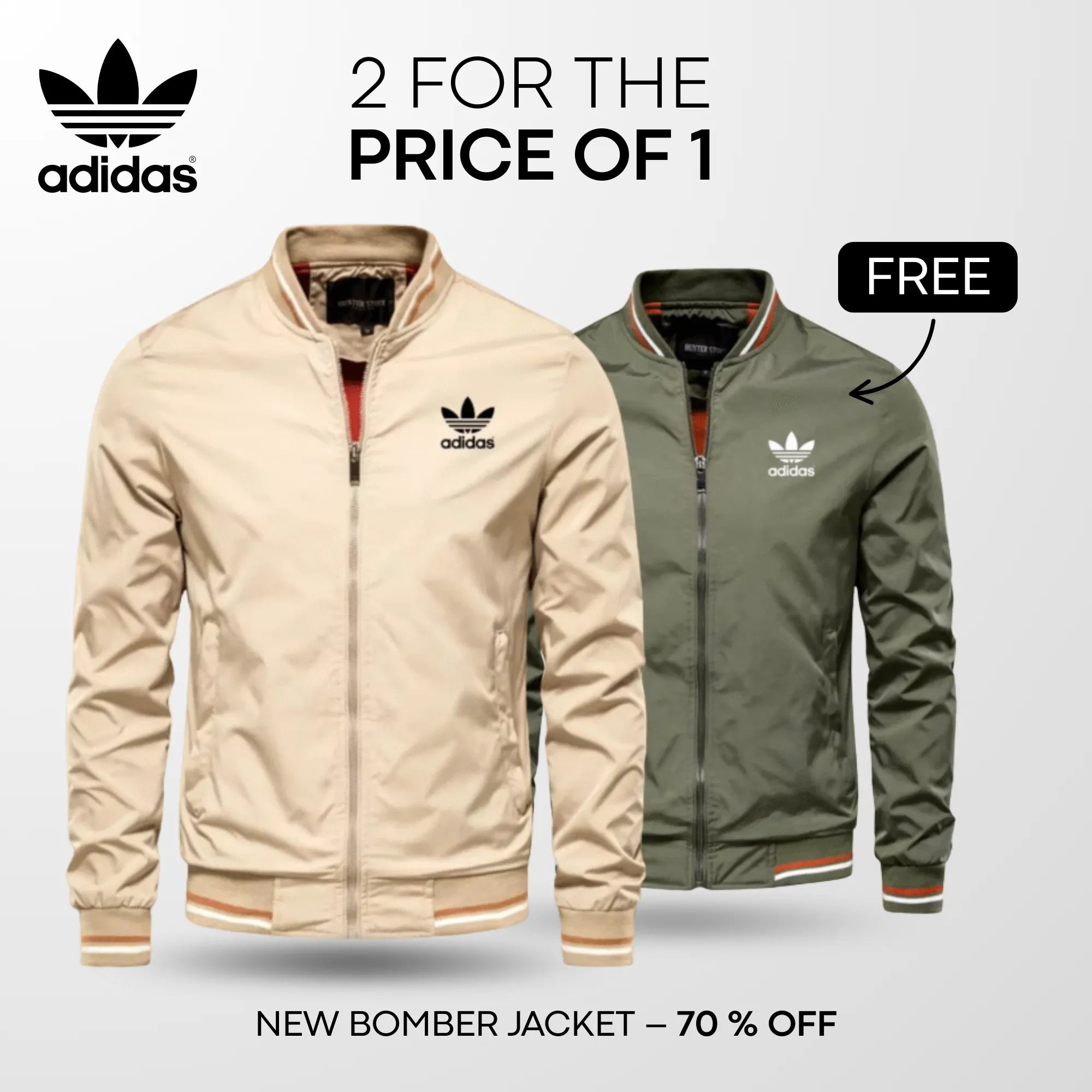 New Bomber Jacket (2 FOR THE PRICE OF 1)