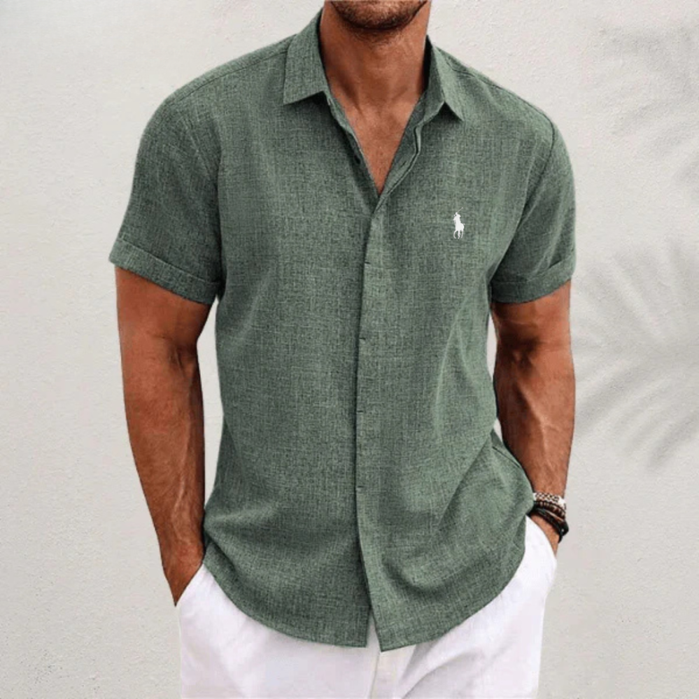 Classic Linen-Cotton Shirt