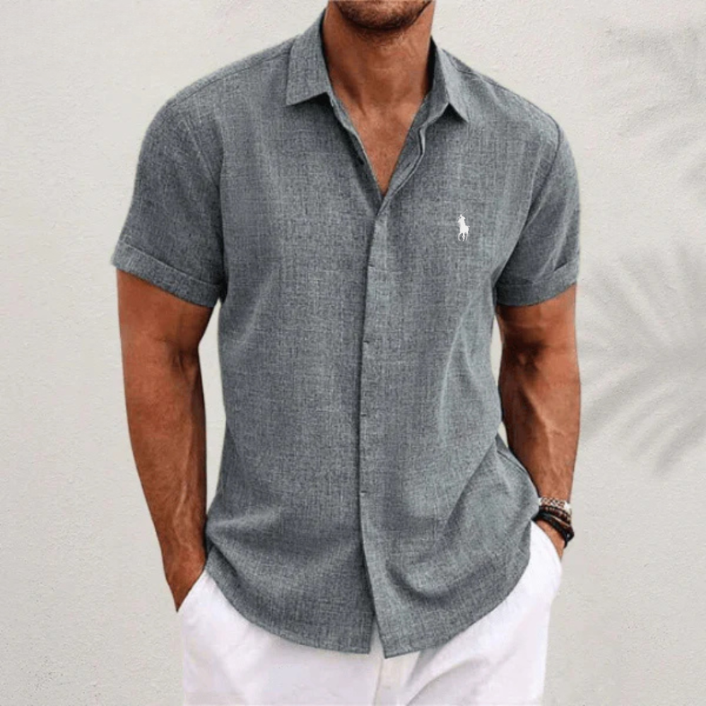 Classic Linen-Cotton Shirt