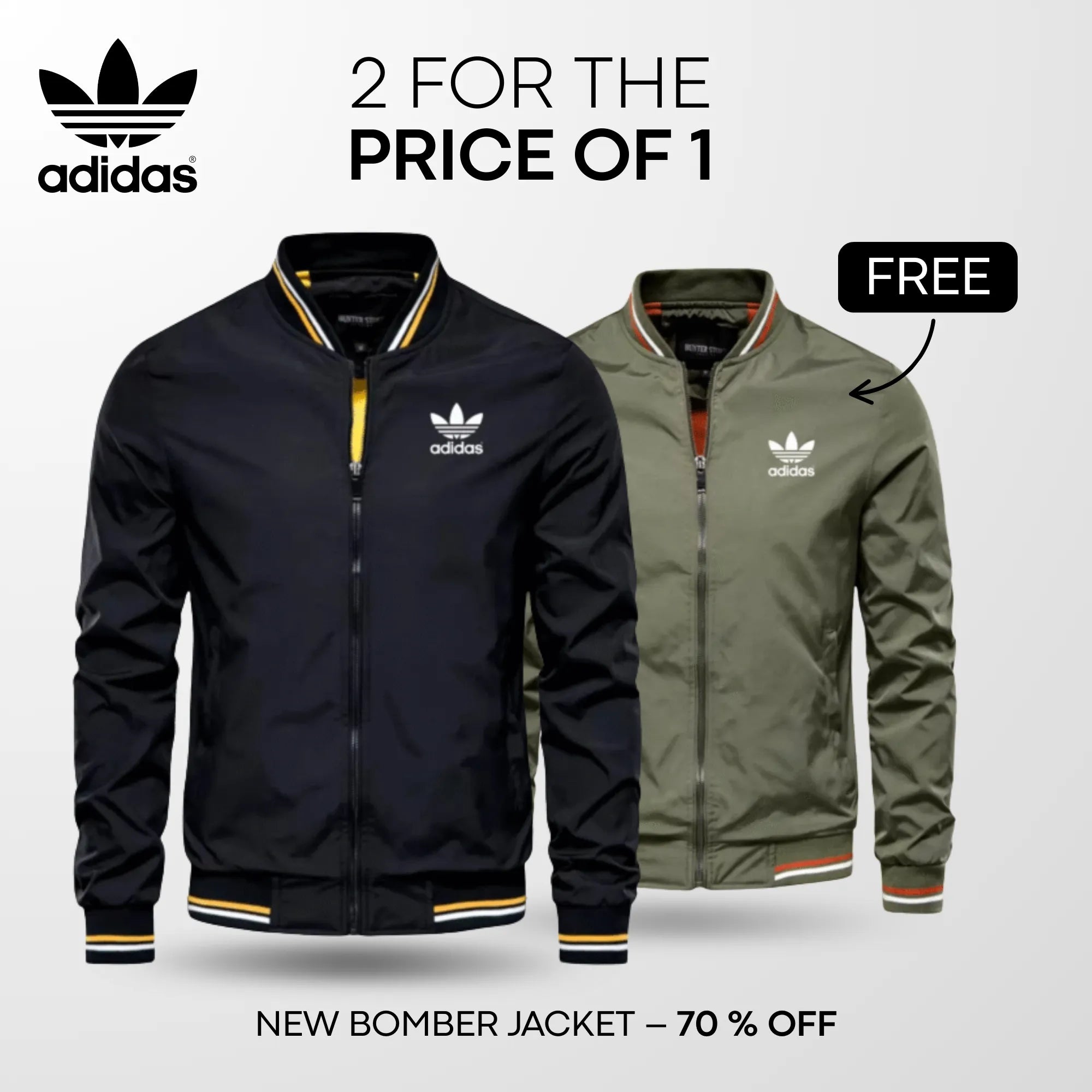 New Bomber Jacket (2 FOR THE PRICE OF 1)