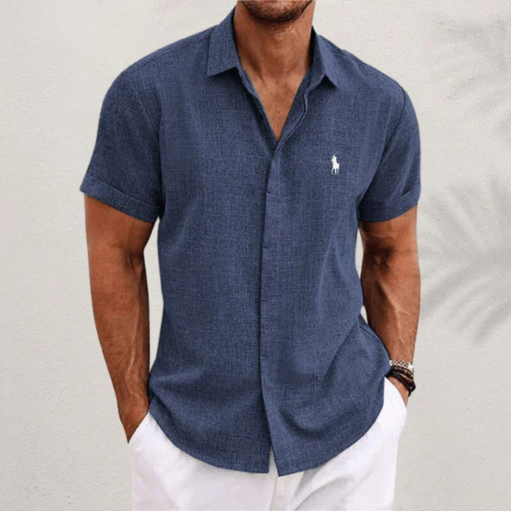 Classic Linen-Cotton Shirt
