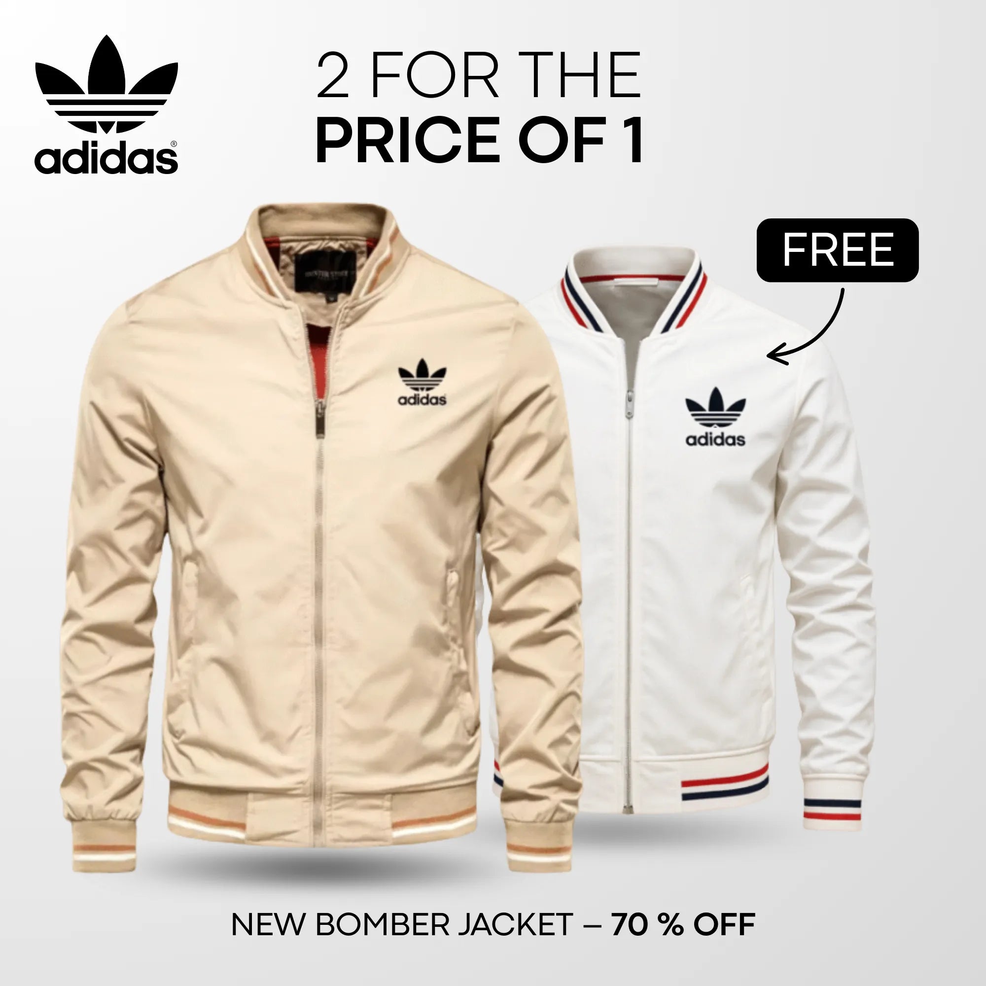 New Bomber Jacket (2 FOR THE PRICE OF 1)